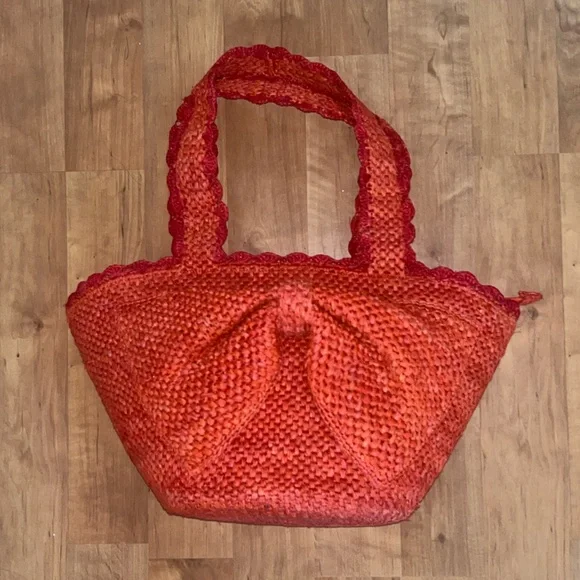 NWT Kate Spade Red/Orange Tote Bag - Picture 1 of 11